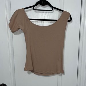 LNA twisted one shoulder top super soft and comfortable
